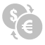 Conversion of Currency Silver Icon 64x64 png